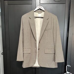 H&M classic Houndstooth over sized blazer size M worn once